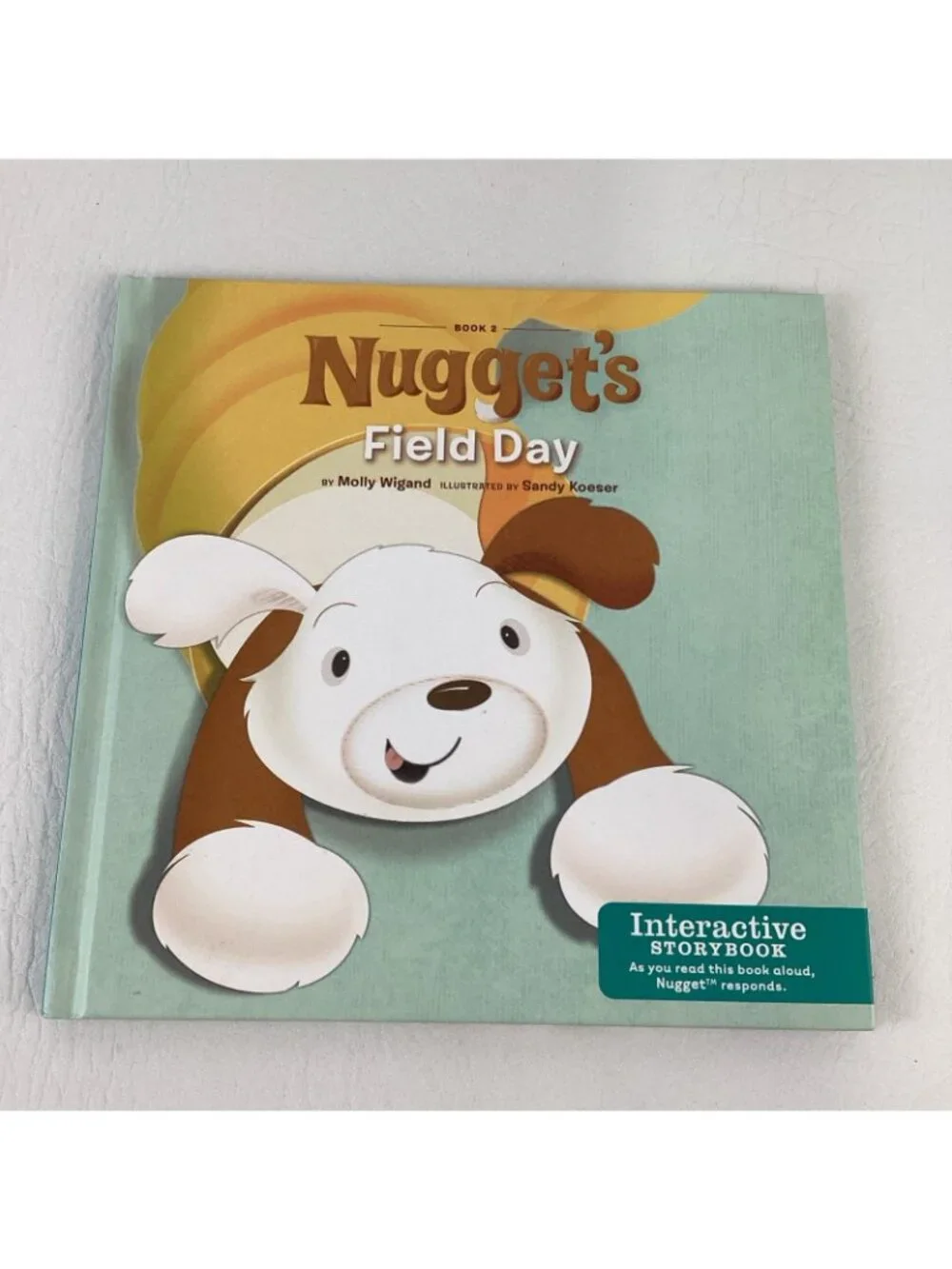 Hallmark Interactive Storybook Buddy Nugget Plush Toy w 3 Hardcover Book Bundle